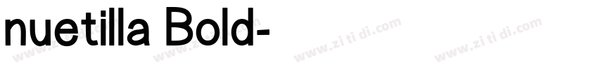 nuetilla Bold字体转换